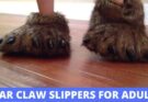 Bear Claw Slippers for Adults
